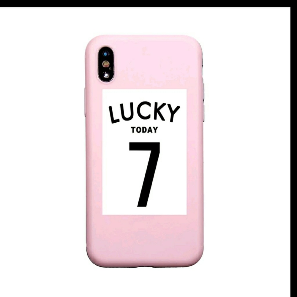Cute Lucky 7 Silicone Case For iPhone 7 and 8